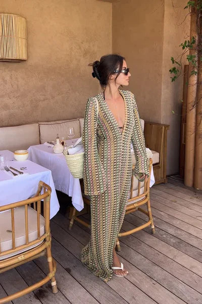 Elizabeth | Vestido escote ombligo