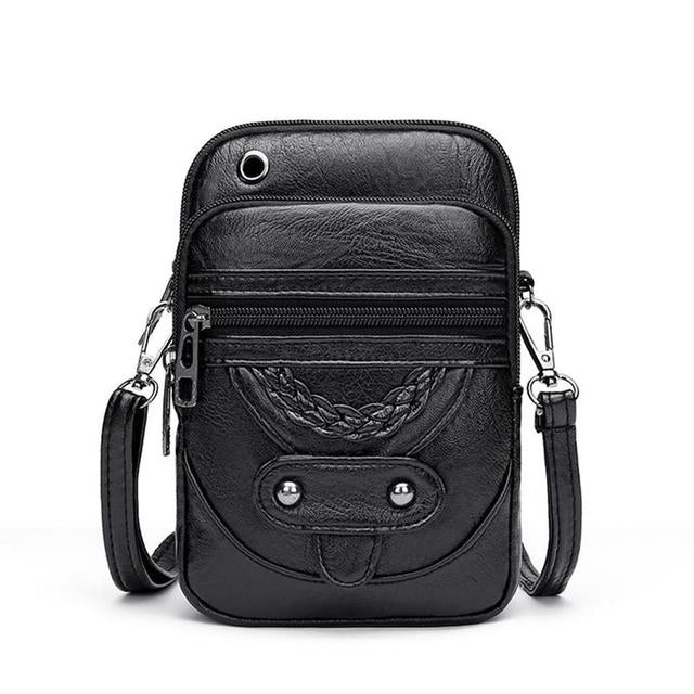 Clara | Bolso bandolera vintage de cuero