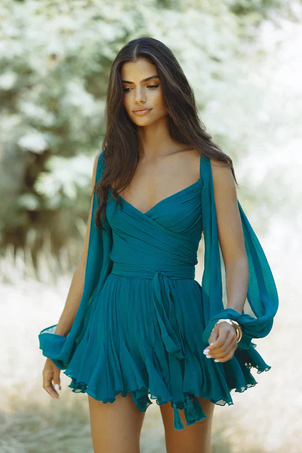Martha | Vestido verano mangas abiertas