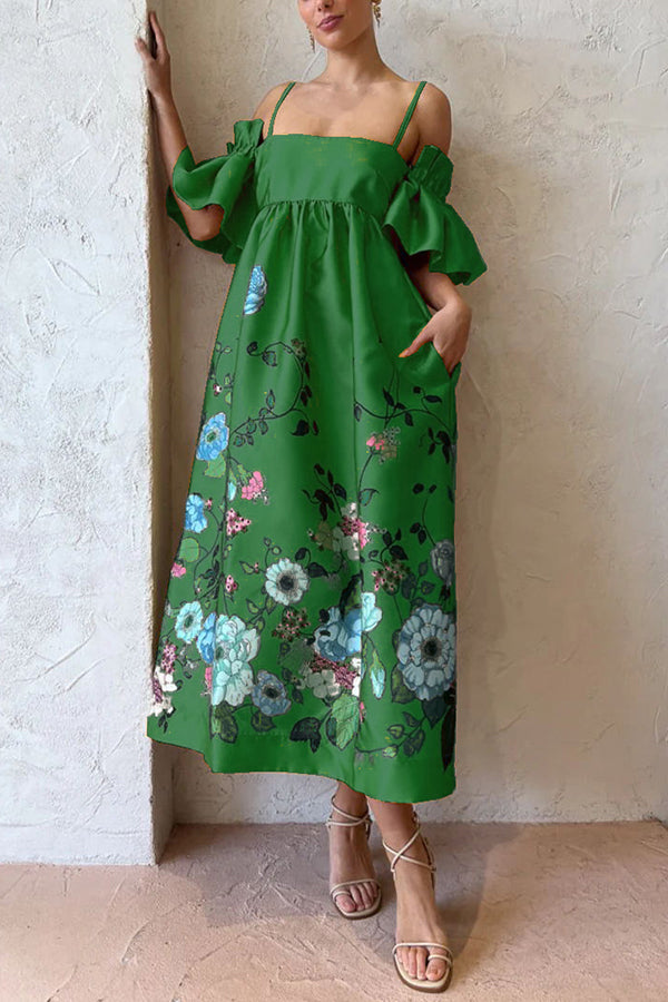 Arielle | Vestido elegante con mangas únicas y bolsillos prácticos