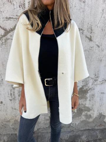 Meli | Chaqueta informal con cuello alto y cremallera.