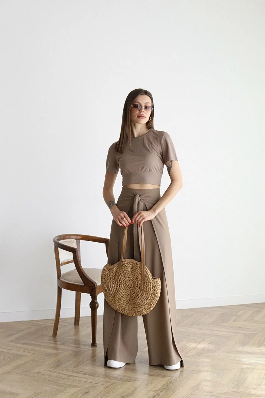 Rosetta | Pantalones de lino con pierna ancha