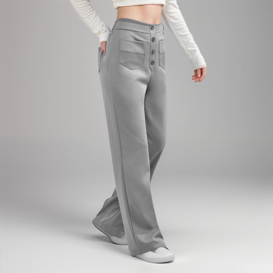 Nina | Pantalones elásticos de cintura alta