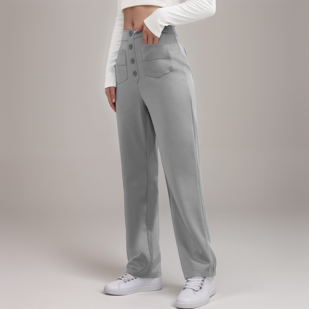 Nina | Pantalones elásticos de cintura alta