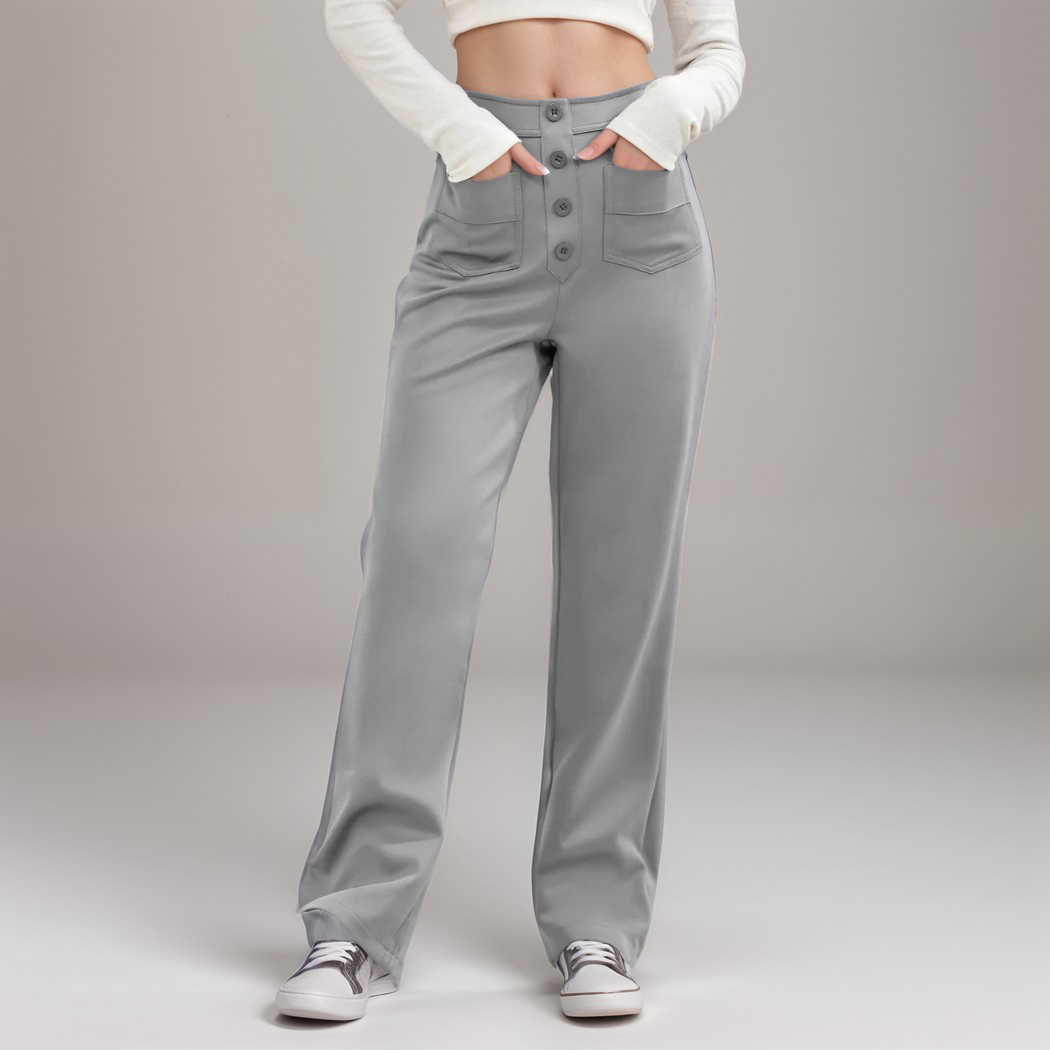 Nina | Pantalones elásticos de cintura alta