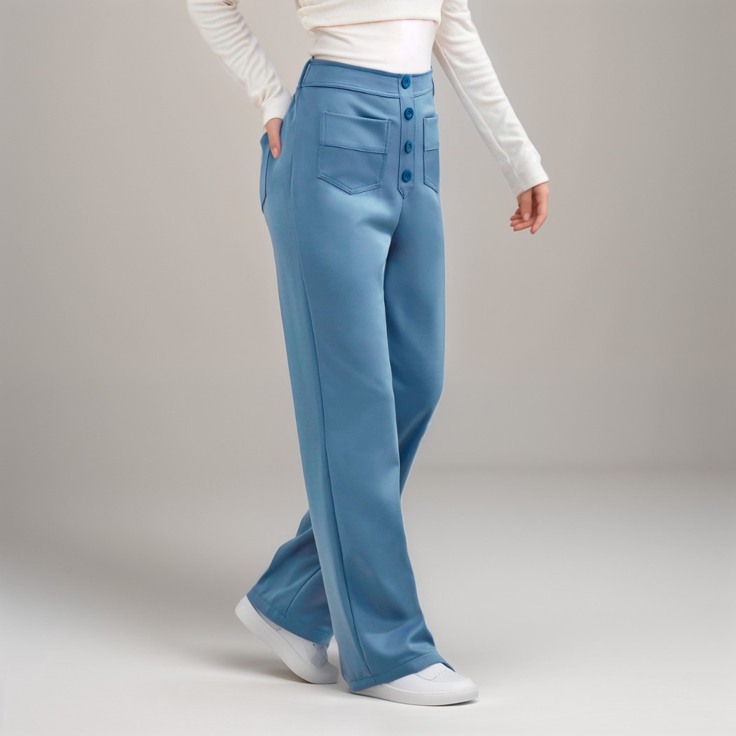 Nina | Pantalones elásticos de cintura alta