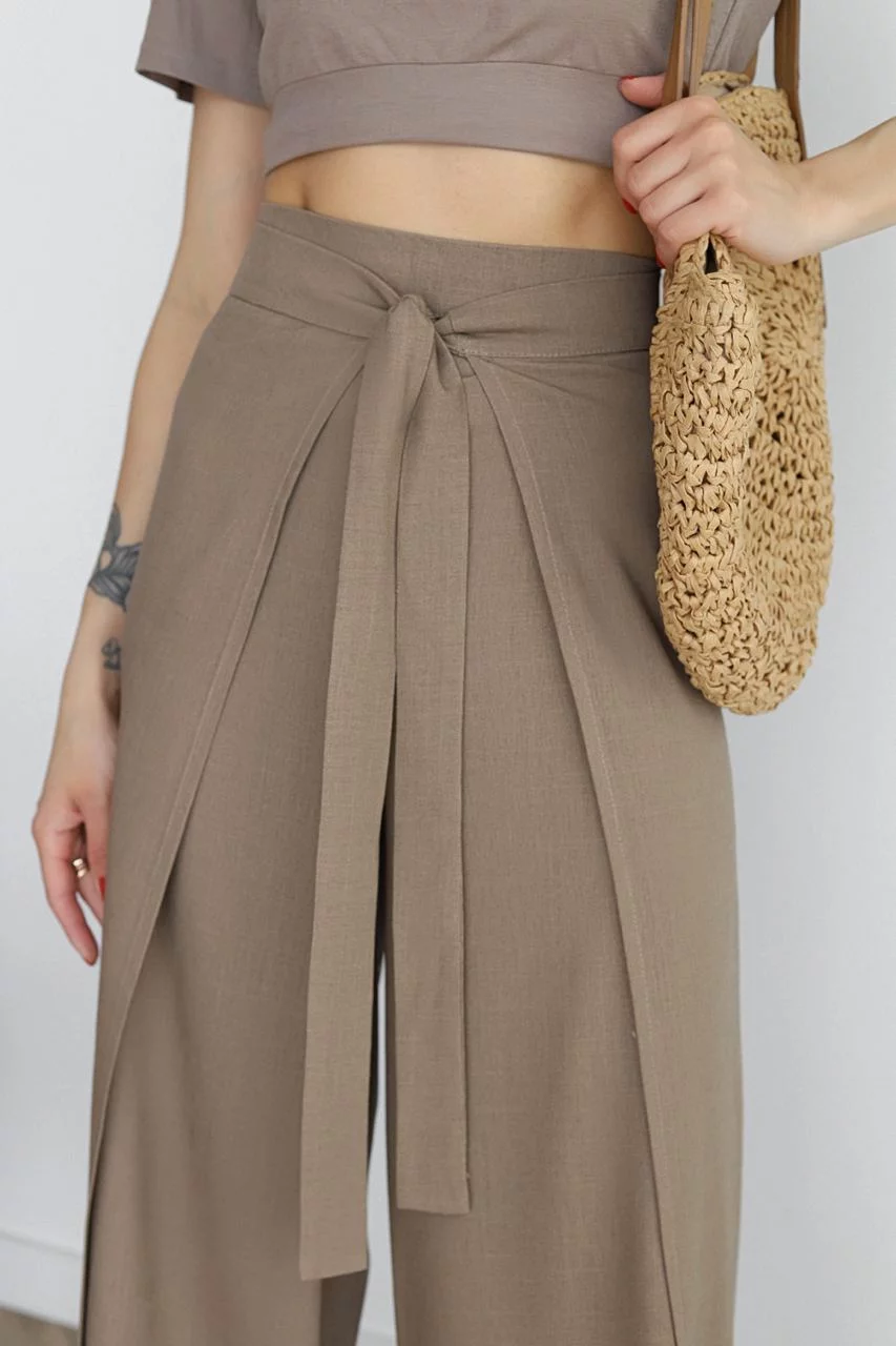 Rosetta | Pantalones de lino con pierna ancha