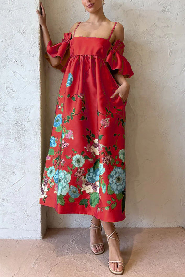 Arielle | Vestido elegante con mangas únicas y bolsillos prácticos