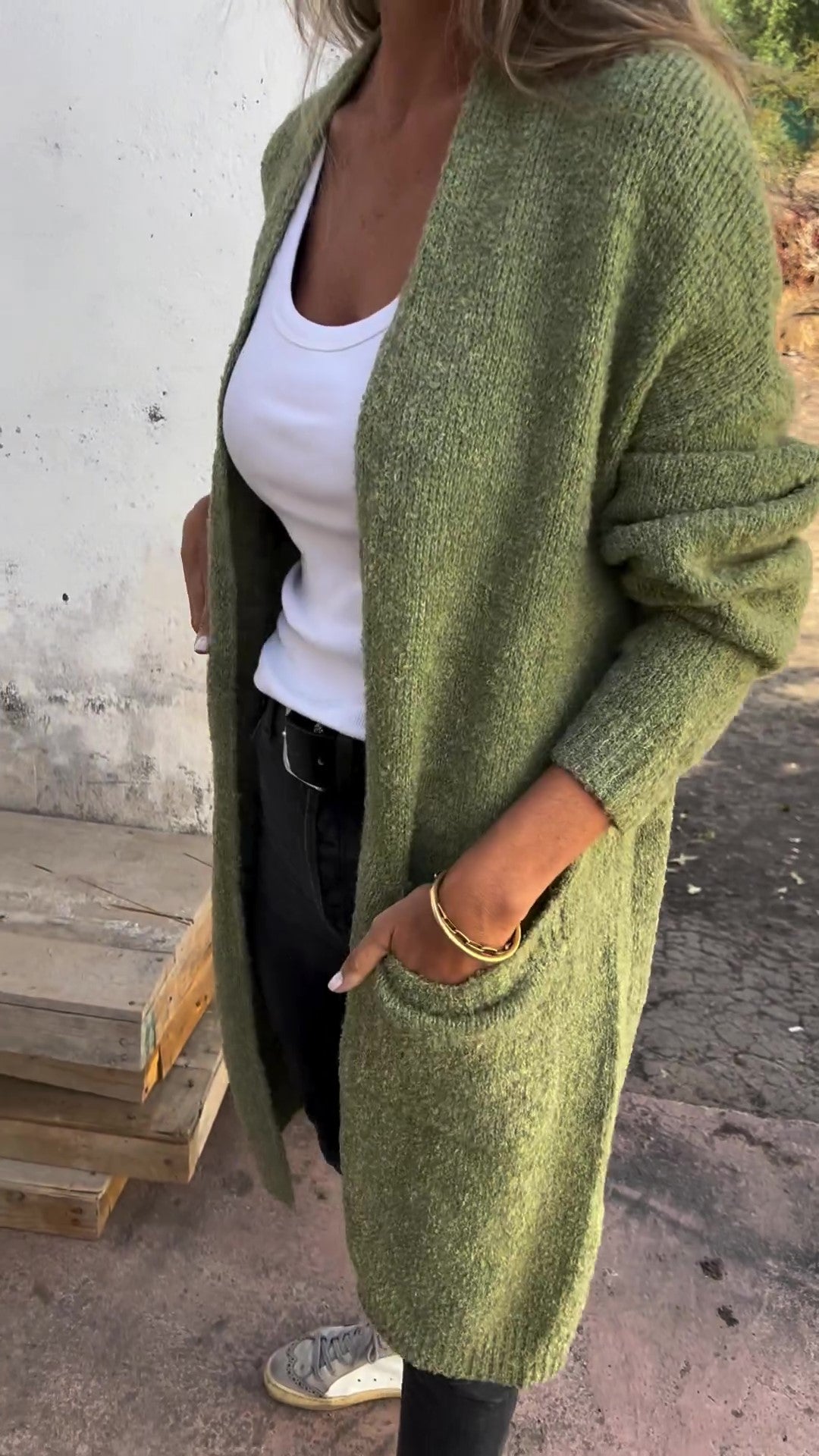 Gestrickter | Jersey oversize y desenfadado con bolsillos