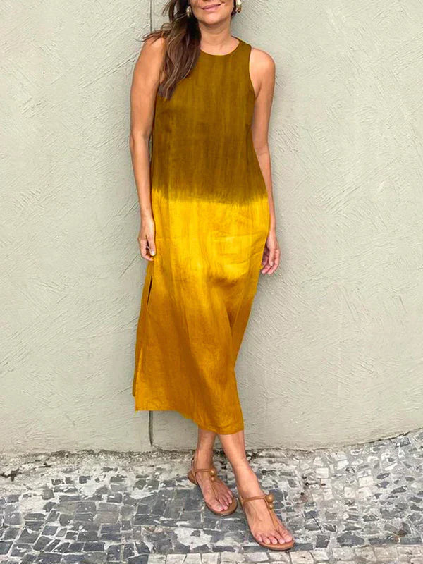 Lina | Elegante vestido con estampado fluido