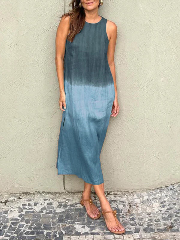 Lina | Elegante vestido con estampado fluido