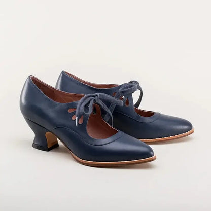 Yolanda | Tacones mediano lazo