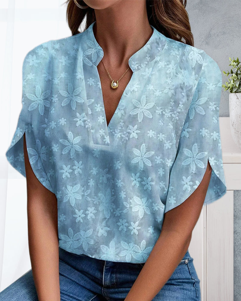 Ellen |  Blusa con estampado floral
