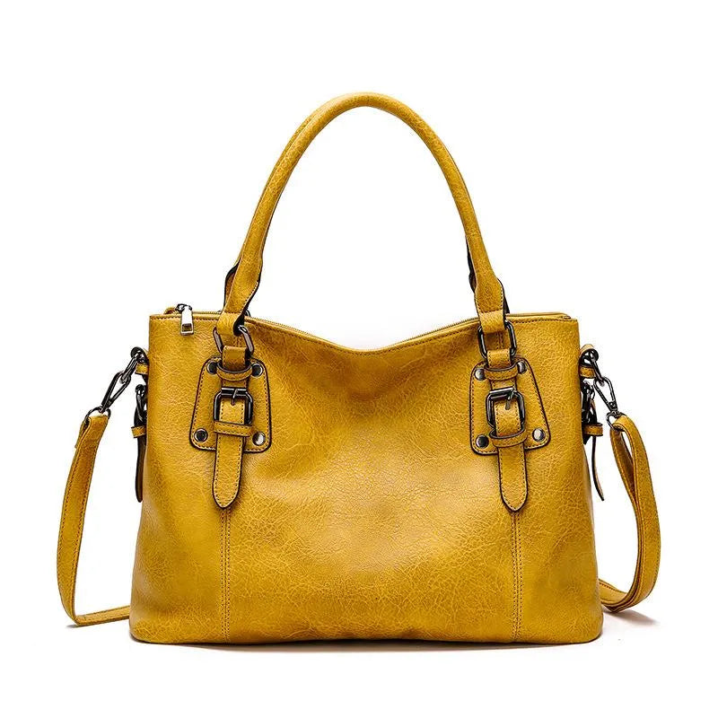 Nuria| Elegante bolso de hombro de piel