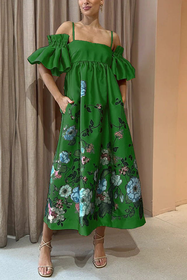 Arielle | Vestido elegante con mangas únicas y bolsillos prácticos