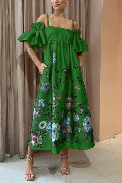 Arielle | Vestido elegante con mangas únicas y bolsillos prácticos