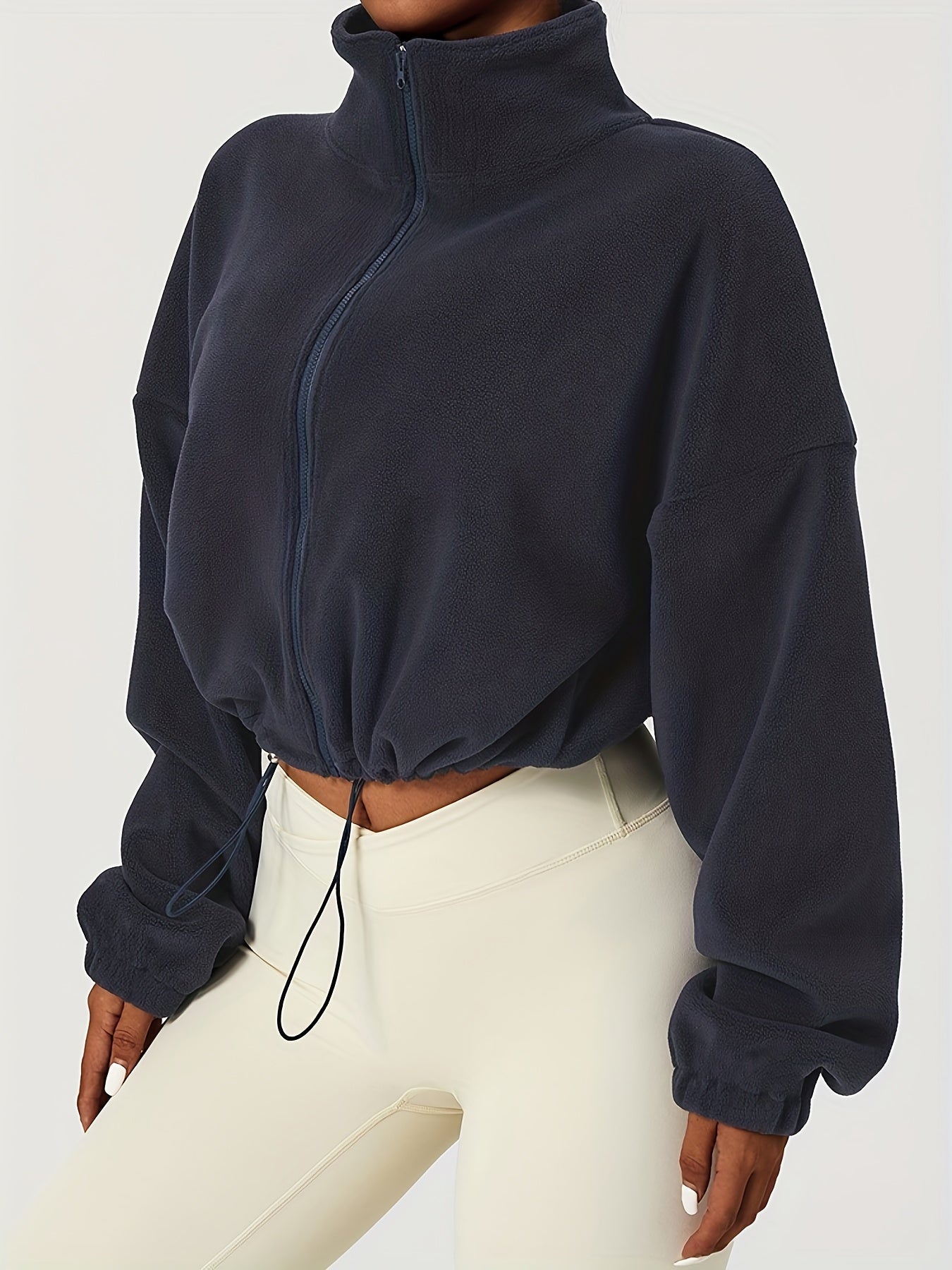 Velexia | Sudadera top corto de felpa