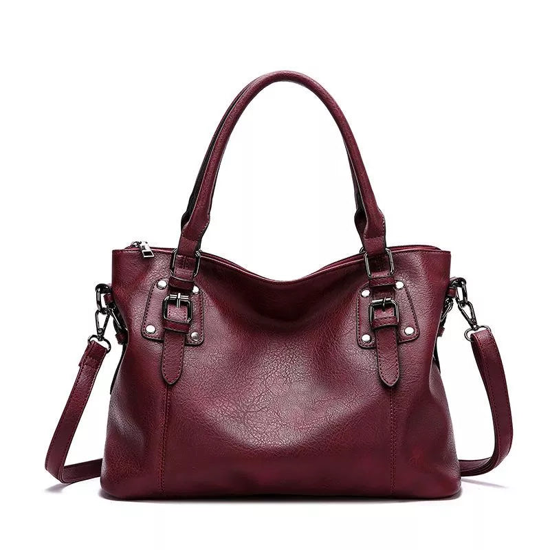 Nuria| Elegante bolso de hombro de piel