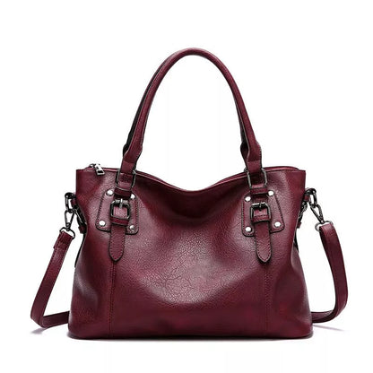 Nuria| Elegante bolso de hombro de piel