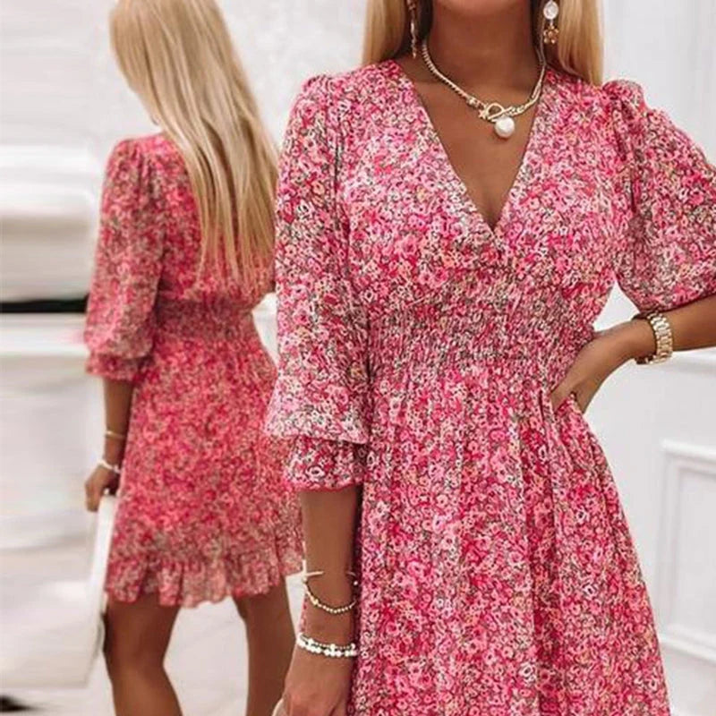June | Vestido corto floral V