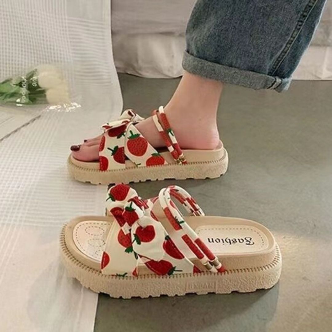 Esther | Sandalias lazo suela alta