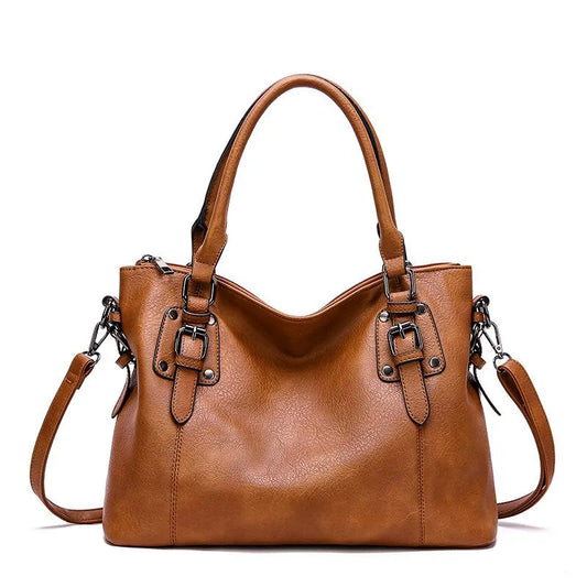 Nuria| Elegante bolso de hombro de piel
