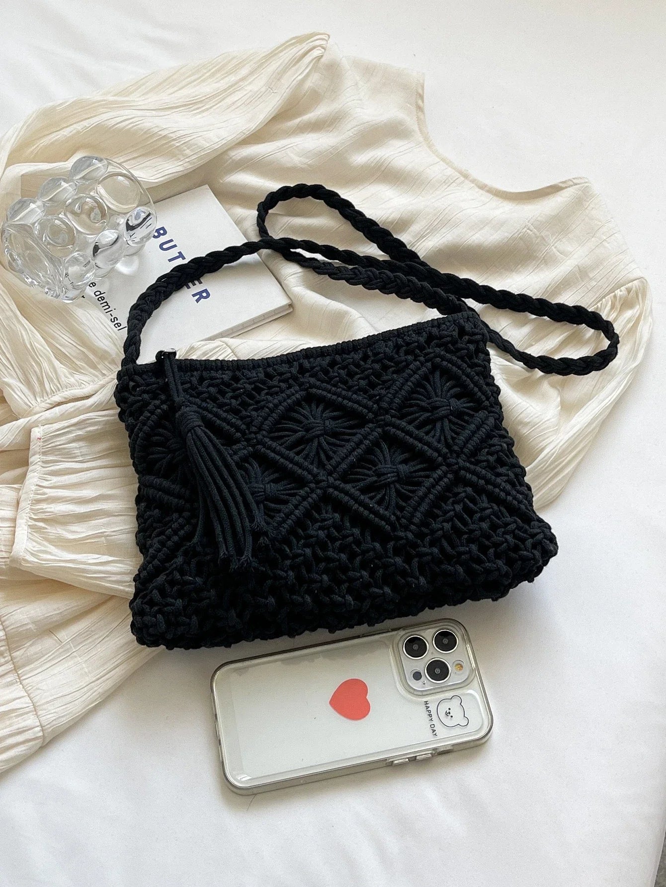 Chiara | Bolso bandolera con tejido trenzado