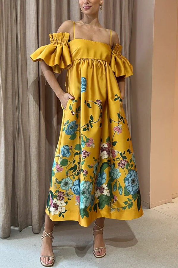 Arielle | Vestido elegante con mangas únicas y bolsillos prácticos