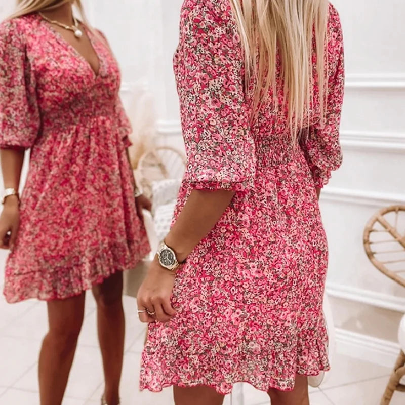 June | Vestido corto floral V