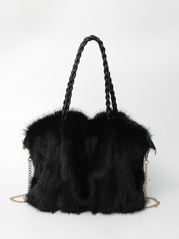 Beatriz| Elegante bolso bandolera de felpa suave