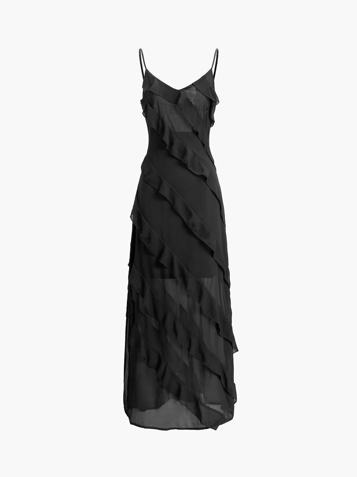 Rosaria | Elegante vestido con volantes