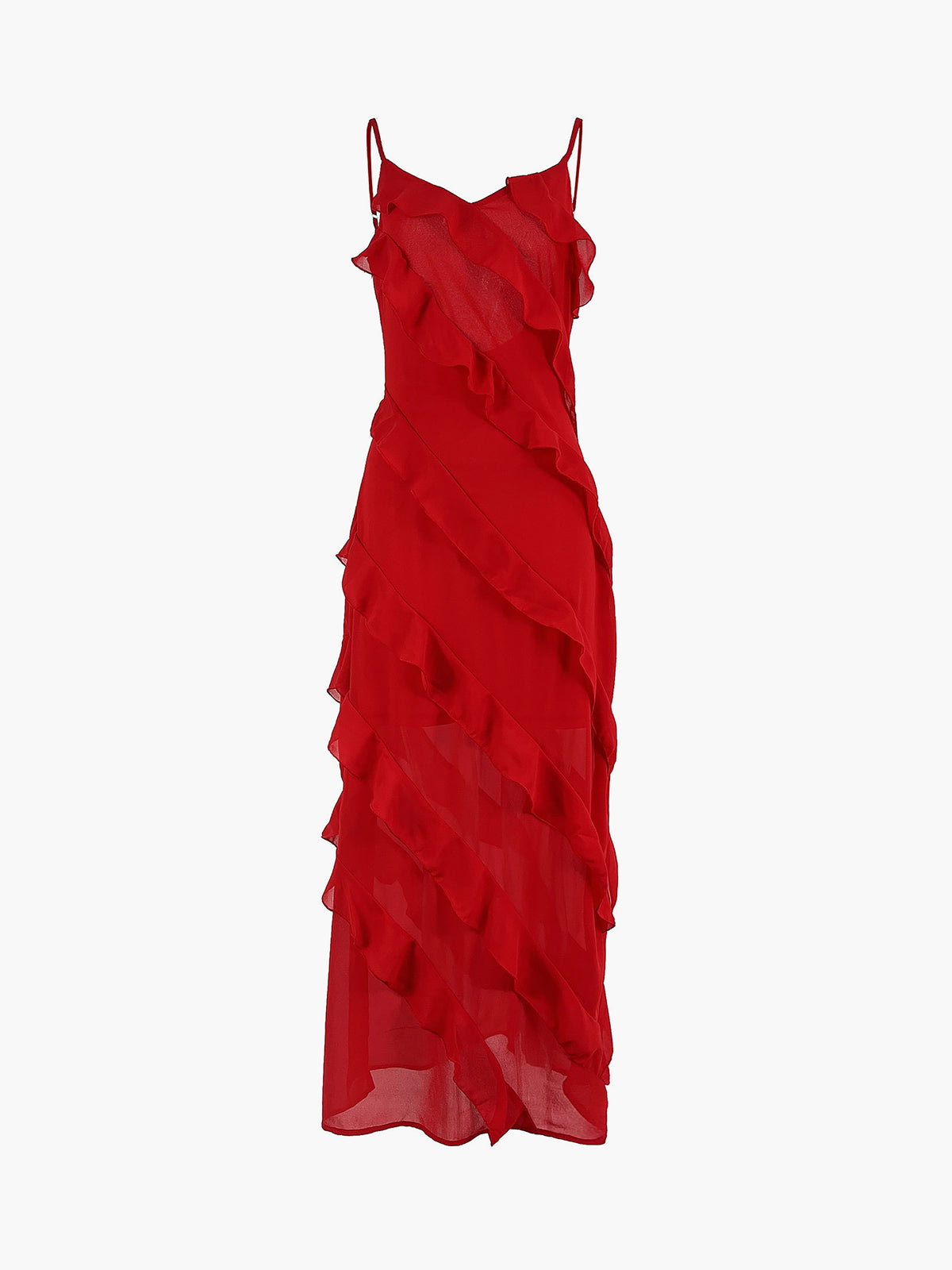 Rosaria | Elegante vestido con volantes