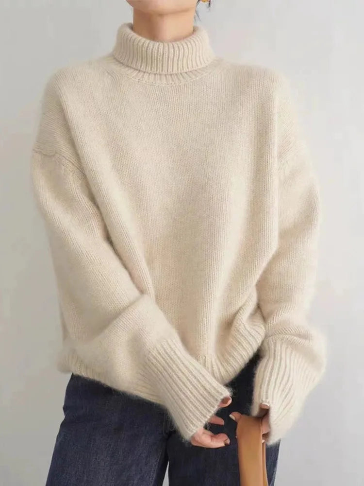 Linea | Jersey de cuello alto ancho