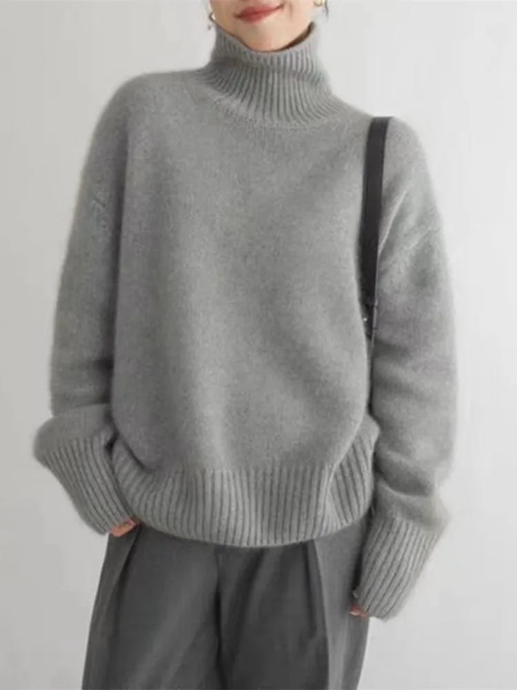 Linea | Jersey de cuello alto ancho