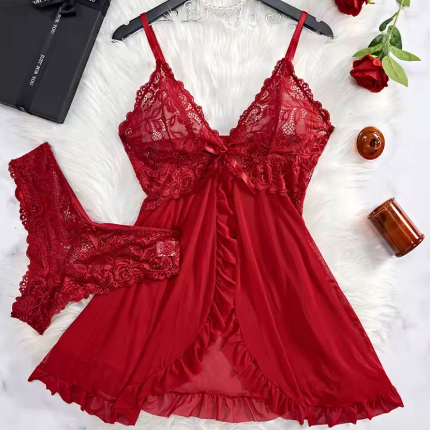 Emilia | Seductor conjunto de lencería de encaje