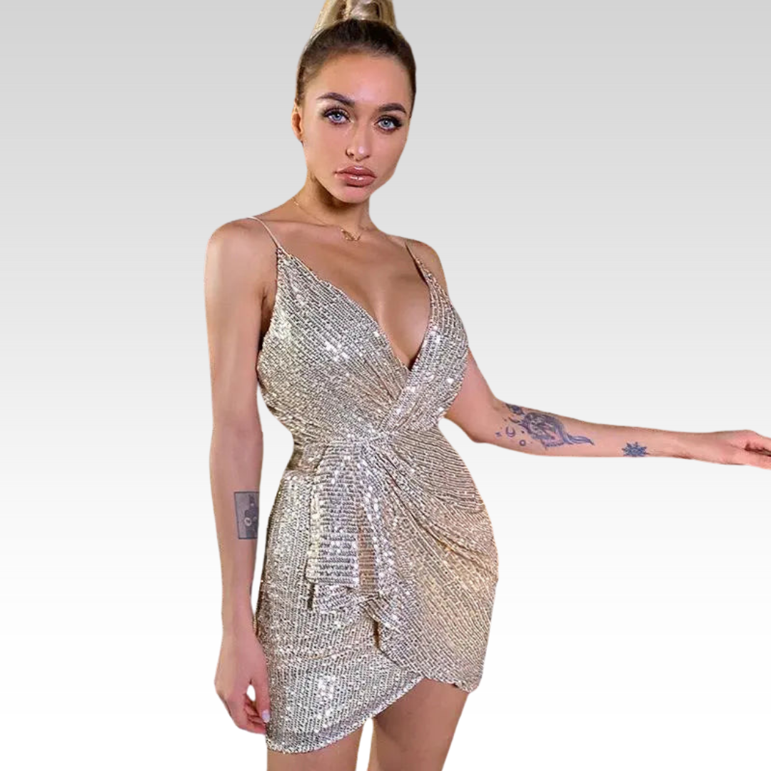 Marina | Minivestido brillante