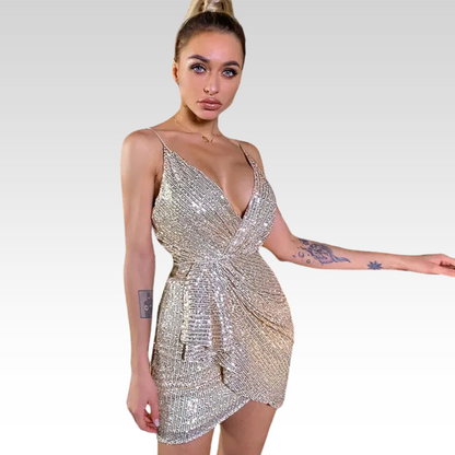 Marina | Minivestido brillante