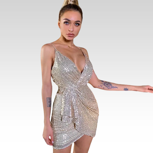 Marina | Minivestido brillante