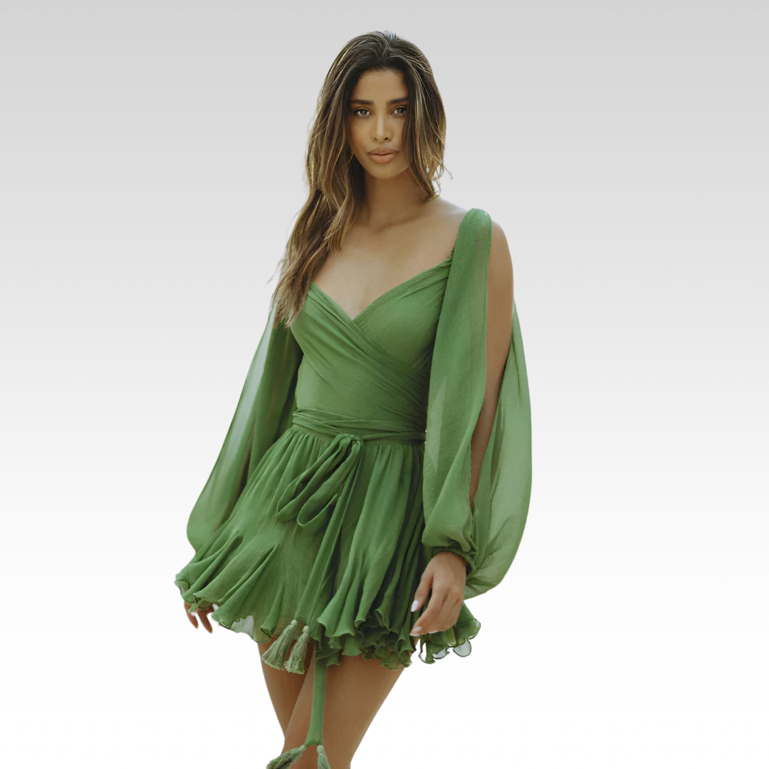 Martha | Vestido verano mangas abiertas