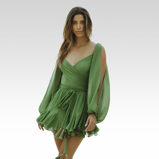 Martha | Vestido verano mangas abiertas