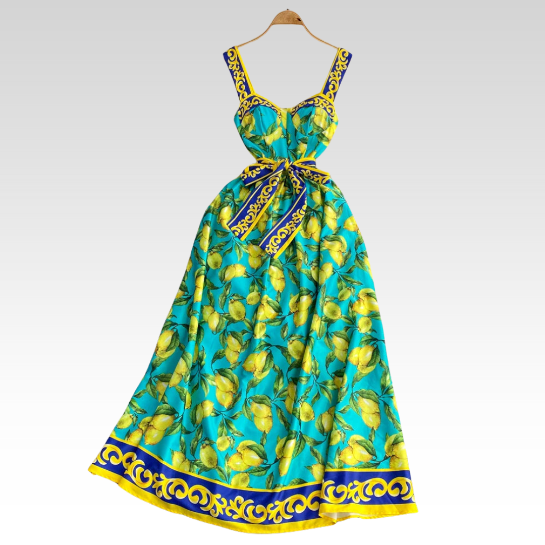Martina | Vestido Amalfi Lemon