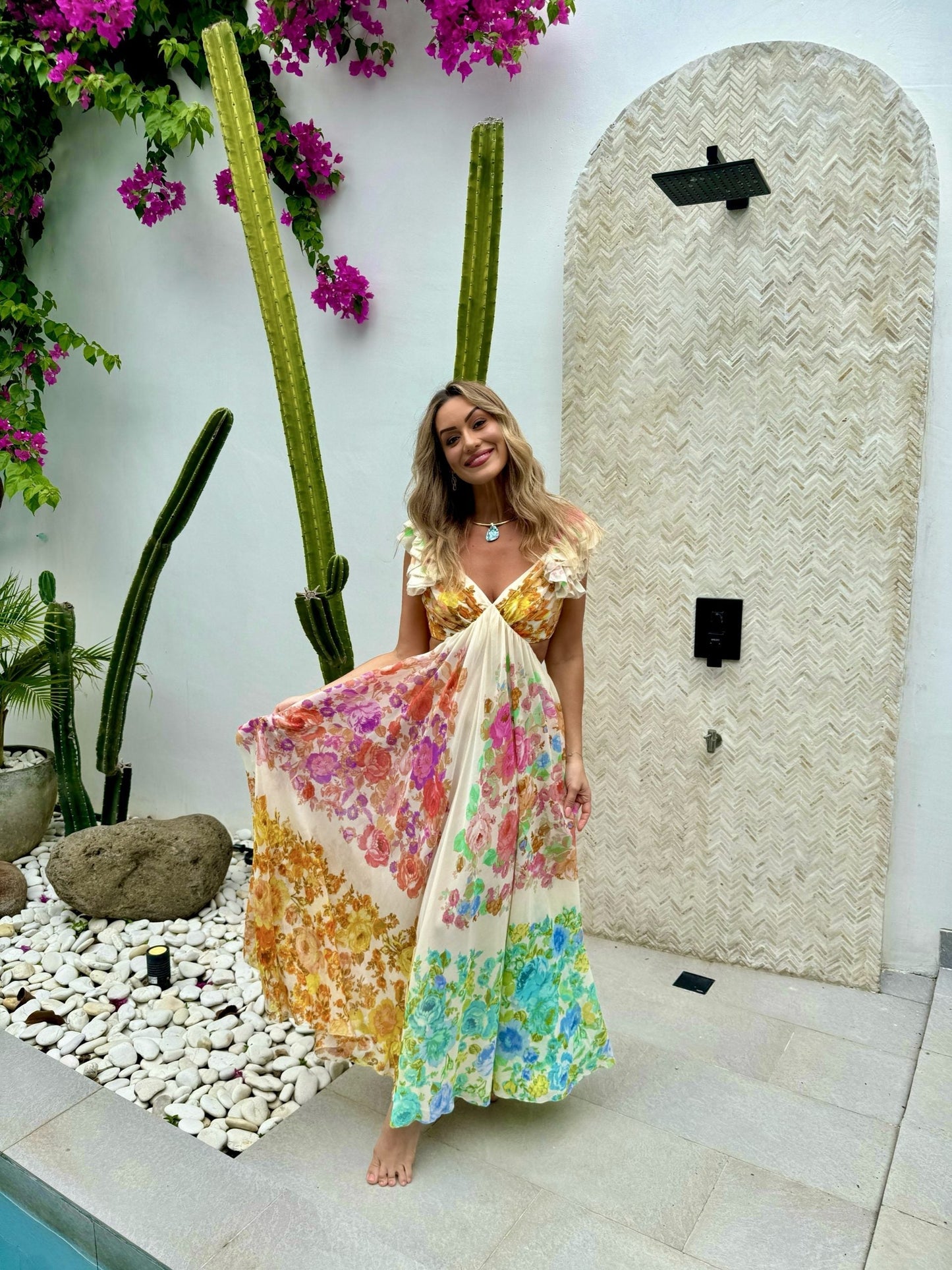 Kyra | Vestido de verano con estampado floral