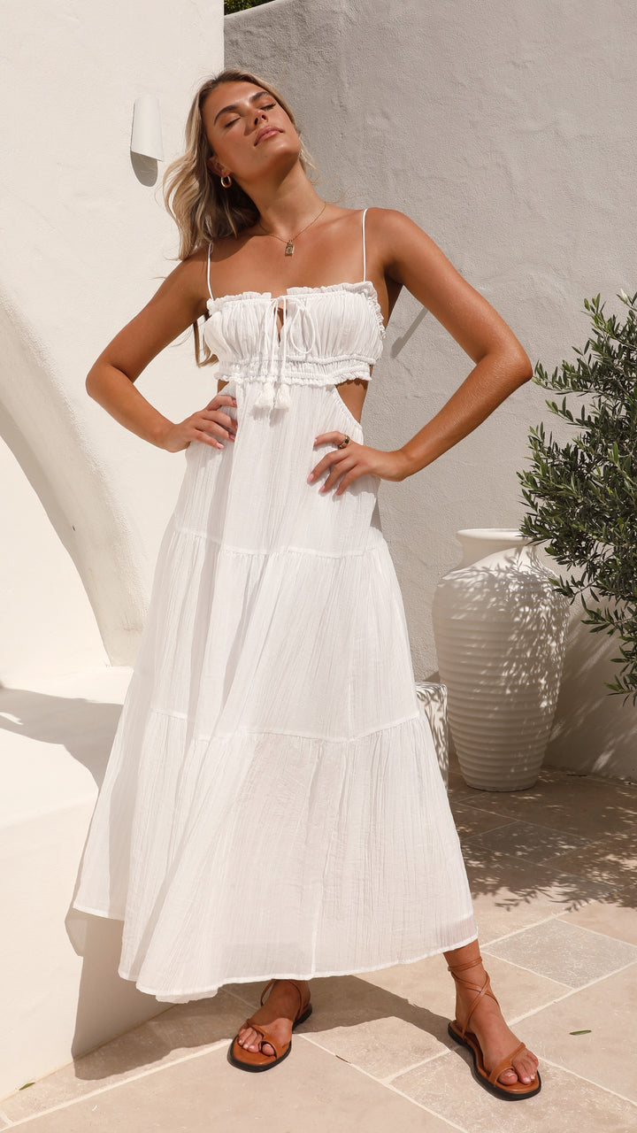 Clara | Vestido midi largo