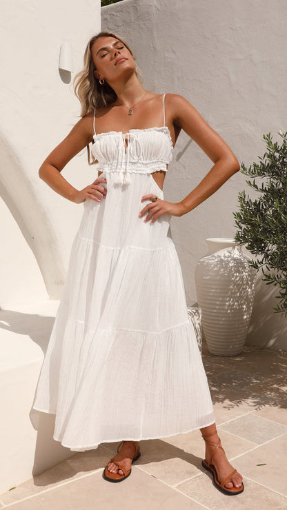 Clara | Vestido midi largo