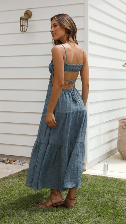 Clara | Vestido midi largo