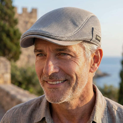 Gorra plana casual para hombre