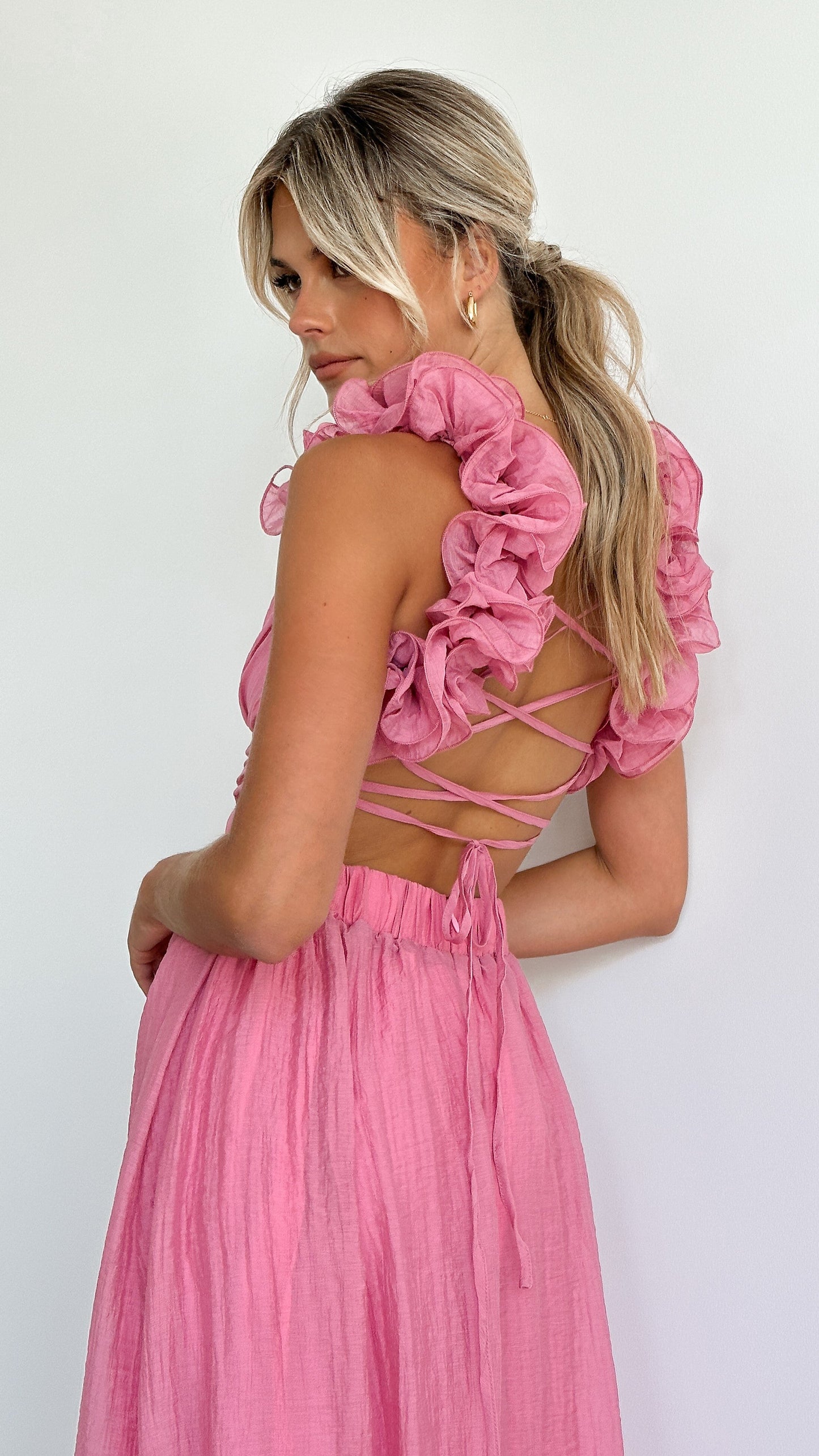 Leah | Elegante vestido con escote en V profundo