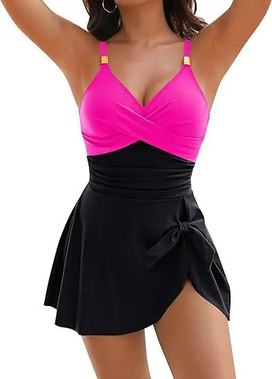 Selina |  Swimdress sexy que estiliza y disimula el abdomen.