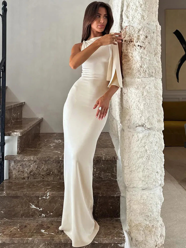 Viola | Vestido elegante lazo largo