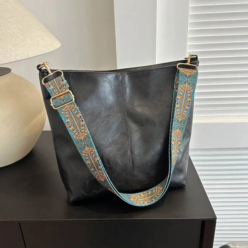 Paula | Bolso bandolera vintage de cuero